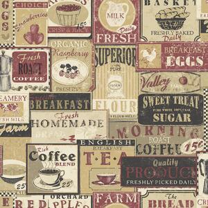 Tapet Galerie Wallcoverings Enamel Signs G56172