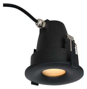 Azzardo AZ5390 -Badrum infälld lampa ROMOLO 1xGU10/50W/230V IP65 svart