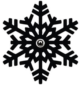 Vägglampa Brilo Snö Svart - Svart
