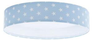 LED Ljusreglerad belysning GALAXY KIDS LED/24W/230V stjärnor blå/vit + FK
