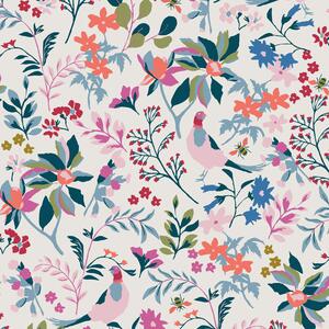 Tapet Joules Fields Edge Floral Antique Crème