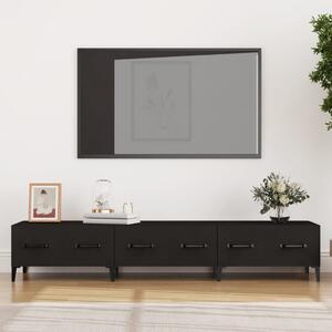 Tv-bänk svart 150x34,5x30 cm konstruerat trä