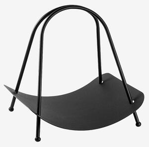 Hanah Home - Korg för ved - Slee - Svart - Småförvaring - Från Homeroom