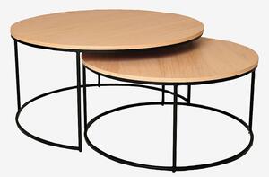 Nordic Furniture Group - Soffbord Muran, set om 2 - Natur - Soffbord - Från Homeroom