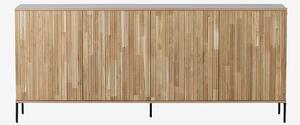 WOOOD - Sidebord Gravure New 200 cm - Brun - Skänkar & sideboards - Från Homeroom