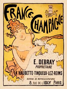 Bildreproduktion France Champagne (Vintage Alcohol Ad Poster) - Pierre Bonnard