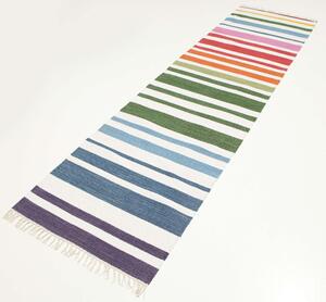 Rainbow Stripe Matta - Flerfärgad 80x300