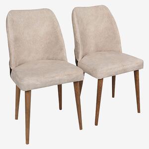 Hanah Home - Set med stolar Nova (2 st.) - Beige - Stolar - Från Homeroom