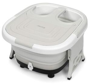 Fotbad massager fotbad bubbelpool med justerbar värmetemperatur 42 x 40 x 24 cm grå