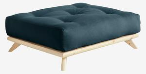 Karup Design - Pall Senza Natur Bas - Blå - Fotpallar & puffar - Från Homeroom