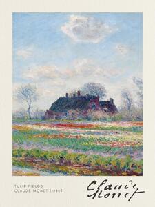 Konsttryck Tulip Fields - Claude Monet, (30 x 40 cm)