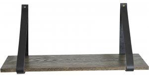 Frikk vägghylla 60 cm - Brunlackerad ek