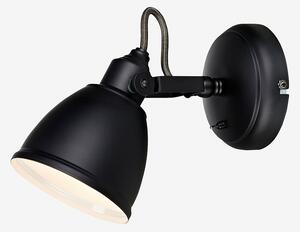 Markslöjd - FJÄLLBACKA Vägg 1L Svart - Svart - Vägglampor - Från Homeroom
