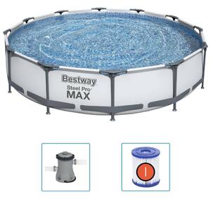 Bestway Pool Steel Pro MAX med tillbehör 366x76 cm