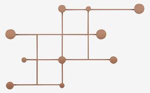 Hanah Home - Väggkrok i metall - Bertha - Koppar - Småförvaring - Från Homeroom