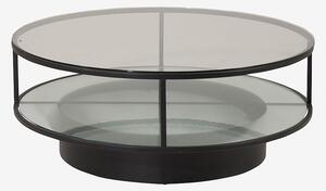 Furniture Fashion - Soffbord Falsterbo, Diameter 100 cm - Transparent - Soffbord - Från Homeroom