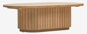 Kave Home - Soffbord Licia, 60x120 cm - Brun - Soffbord - Från Homeroom