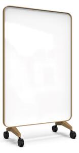 Frame Mobile, dubbelsidig glasskrivtavla, 120x196 cm, Pure, ek-ram