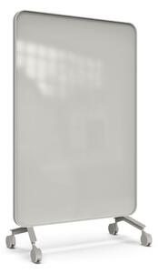 Frame Mobile, dubbelsidig glasskrivtavla, 120x196 cm, Shy, grå ram