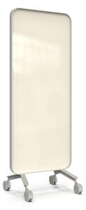 Frame Mobile, dubbelsidig glasskrivtavla, 75x196 cm, Pale, grå ram
