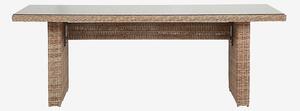 NORDFORM - Trädgårdsbord 210x96 cm Gruffudd - Natur - Matbord utomhus - Från Homeroom