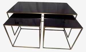 Nordic Furniture Group - Satsbord Mayfair, 3 delar - Svart - Soffbord - Från Homeroom