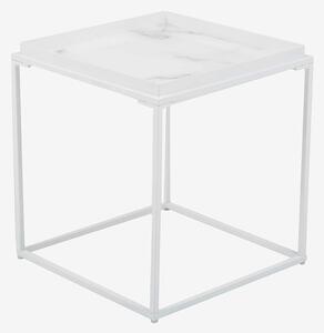 Nordic Furniture Group - Sidobord Grace, 42 x 42 cm - Vit - Småbord - Från Homeroom