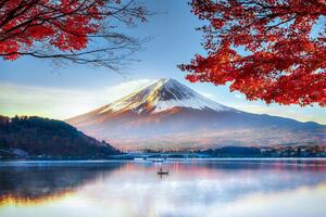 Fotografi Fuji Mountain in Autumn, DoctorEgg