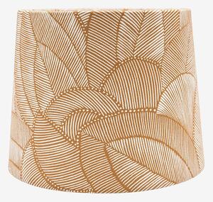 PR Home - Lampskärm Sofia Mönstrad 30 cm - Gul - Lampskärmar - Från Homeroom