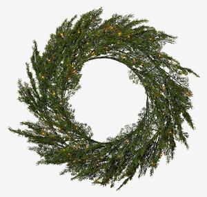 Star Trading - Krans Thuja 80cm - Grön - Ljusslingor - Från Homeroom