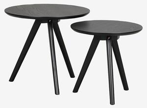 Rowico Home - Satsbord Yumi - Svart - Soffbord - Från Homeroom