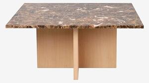 Rowico Home - Soffbord Brooksville, 90 x 90 cm - Beige - Soffbord - Från Homeroom