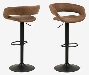NORDFORM - Barstol Leo, 2-pack - Brun - Barstolar & pallar - Från Homeroom