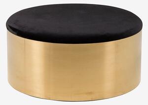 Furniture Fashion - Sittpuff Puff, Diameter 75 cm - Svart - Fotpallar & puffar - Från Homeroom