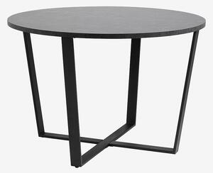 NORDFORM - Matbord Blanka, Ø 110 cm - Svart - Matbord - Från Homeroom