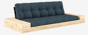 Karup Design - Base Bäddsoffa m. 2 sidolådor Tre sittplatser - Blå - Bäddsoffor - Från Homeroom