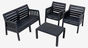 Hanah Home - Trädgård loungeset Larania - Grå - Loungemöbler - Från Homeroom