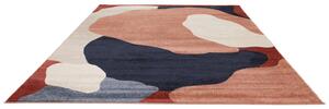 Big Sur Matta - Terrakotta / Marinblå 240x300