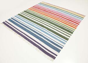 Rainbow Stripe Matta - Flerfärgad 200x200
