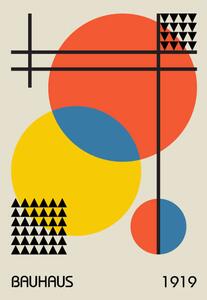 Illustration Minimal vintage 20s geometric design posters,, Mariia Akimova, (30 x 40 cm)
