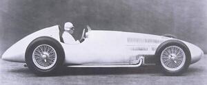Fotografi Mercedes Benz Grand Prix racing car, 1939, German Photographer,, (50 x 20.7 cm)