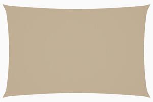 Solsegel oxfordtyg rektangulärt 2x4,5 m beige