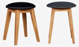 Wood Furniture - Pall i ek, Stool Soft - Brun - Pallar - Från Homeroom