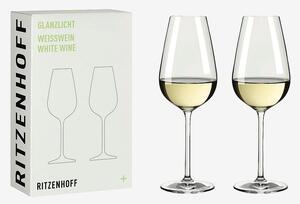 Ritzenhoff - Vitvinsglas Glanzlicht 2-pack - Transparent - Vinglas - Från Homeroom