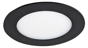 LED infälld belysning VEGA LED/6W/230V 2900/3900/5800K diameter 12,5 cm svart