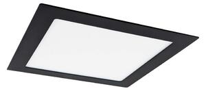 LED infälld belysning VEGA LED/18W/230V 2900/3900/5800K 22,5x22,5 cm svart