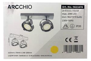 Arcchio - LED ljusreglerad spotlight MUNIN 2xES111/GU10/11,5W/230V