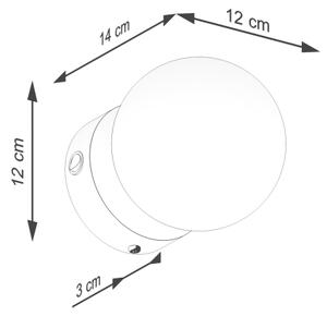 Sollux SL.1460 - Vägglampa YOLI 1xG9/8W/230V vit