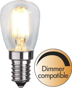 Dimbar LED Päronlampa sockel E14 ST26 CLEAR 2.8 Watt 250 lm