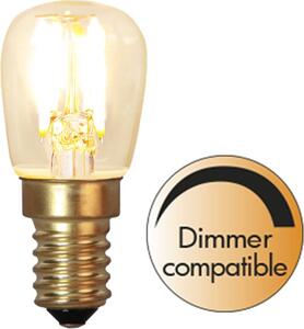 Dimbar LED Päronlampa sockel E14 ST26 SOFT GLOW 1.4 Watt 60 lm till bla Flos Sarfatti